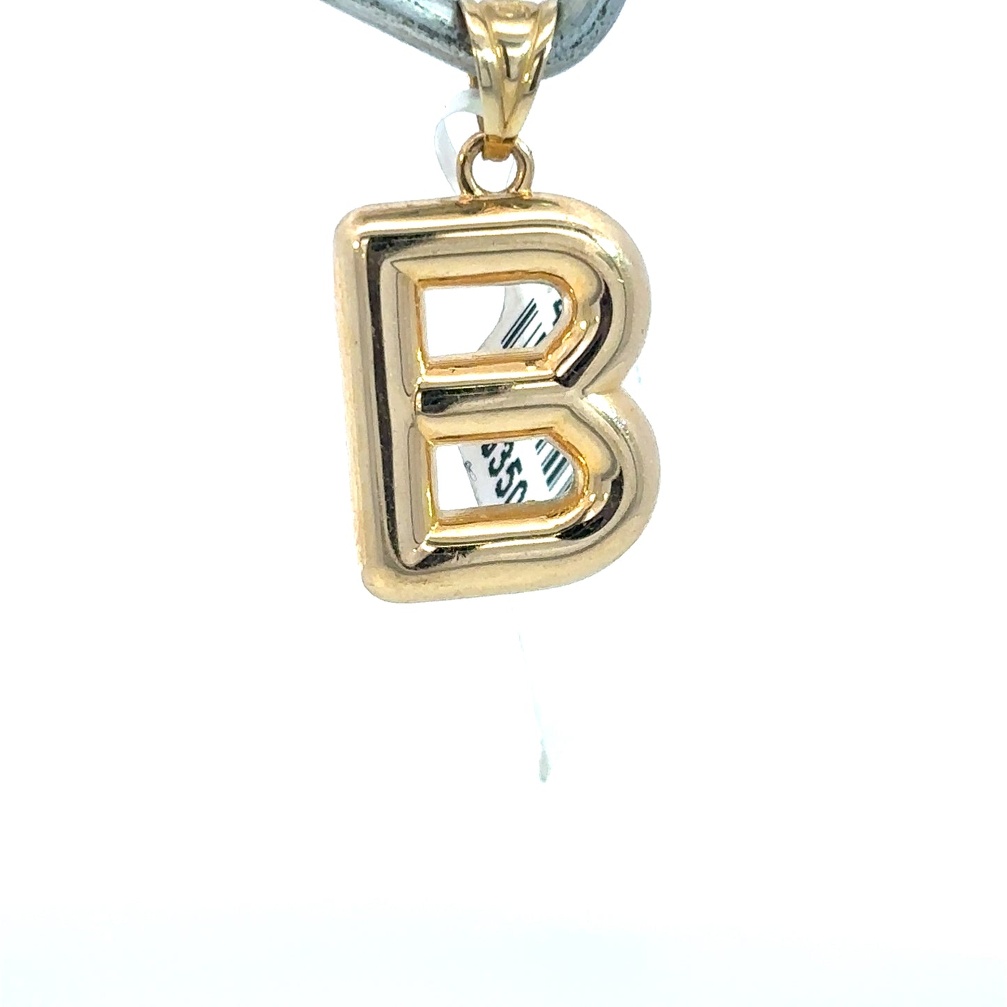 B Gold Pendant