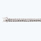 14K 12MM WHITE GOLD SOLID MIAMI CUBAN 9" CHAIN BRACELET (AVAILABLE IN LENGTHS 7" - 30")