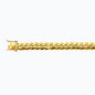 10K 11MM YELLOW GOLD SOLID MIAMI CUBAN 7.5 CHAIN BRACELET"