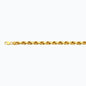 14K 10MM YELLOW GOLD SOLID DC ROPE 16 CHAIN NECKLACE"