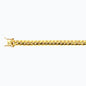 14K 9MM YELLOW GOLD SOLID MIAMI CUBAN 24 CHAIN NECKLACE"
