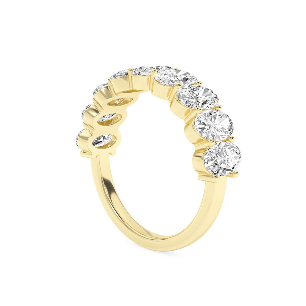 14K Solid Gold 1.7 Carat IGI Certified Lab Grown Diamond Oval Engagement Ring