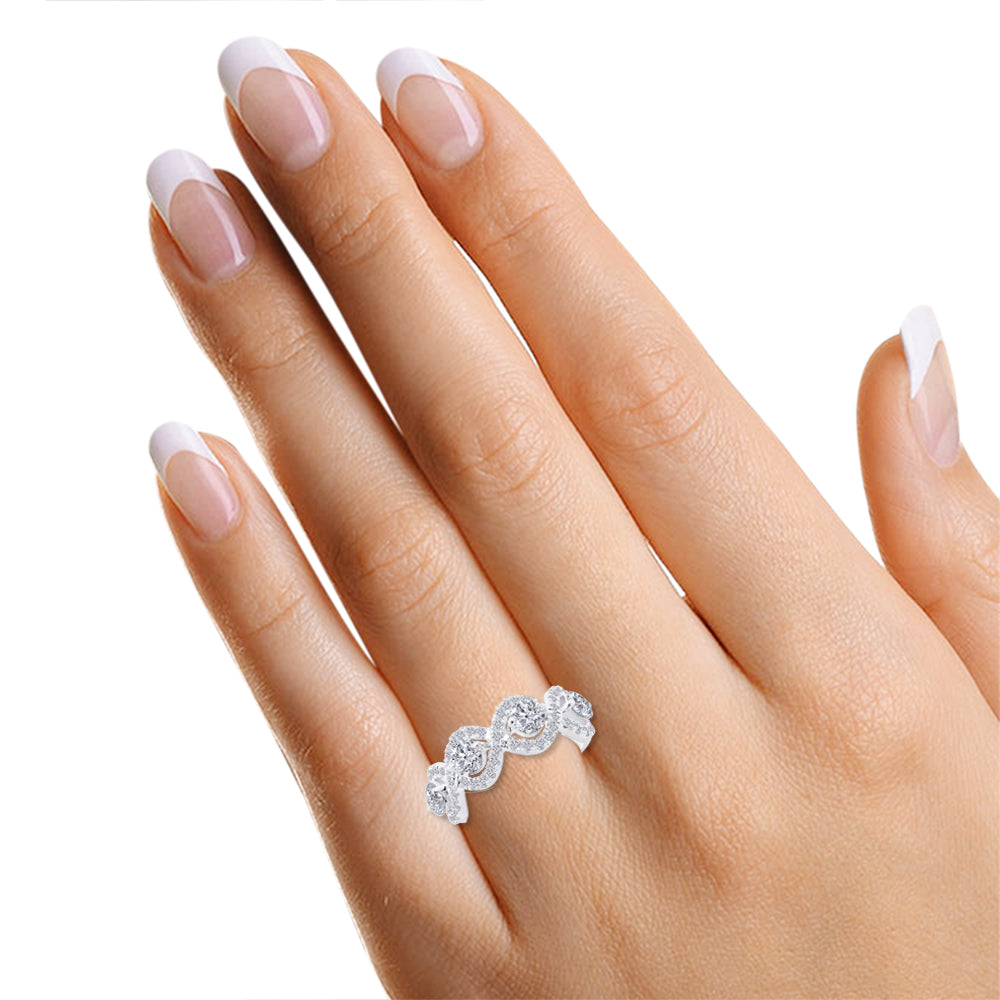 14K Solid Gold 1.14 Carat IGI Certified Lab Grown Diamond Round Engagement Ring