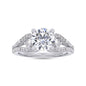 1.65 Cttw Round Shape Lab Grown Diamond Split Shank Engagement Ring In 14K Solid Gold Jewelry