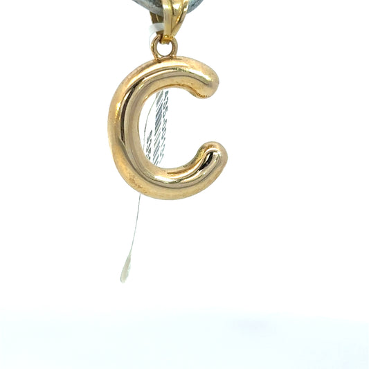 C Gold Pendant