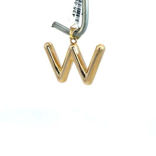 W Gold Pendant