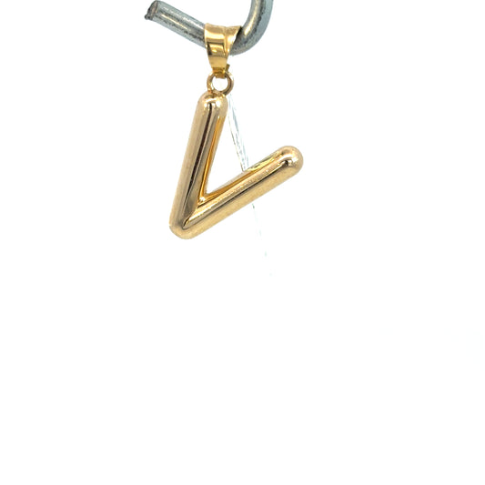 V Gold Pendant