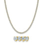 10KT 2.01-2.20CT D-NECKLACE "24 INCH"