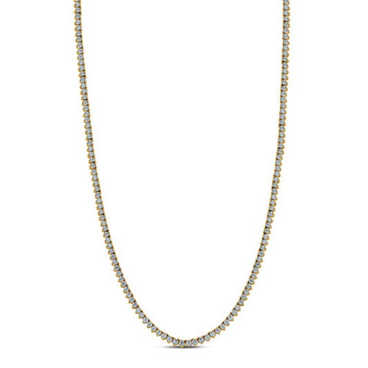 10KT 2.31-2.45CT D-NECKLACE "24INCH"