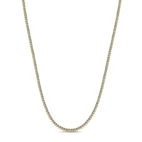 10KT  2.12-2.25CT D-NECKLACE "22inch"