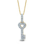 10KT 0.14-0.17CT D- CHARM "KEY"