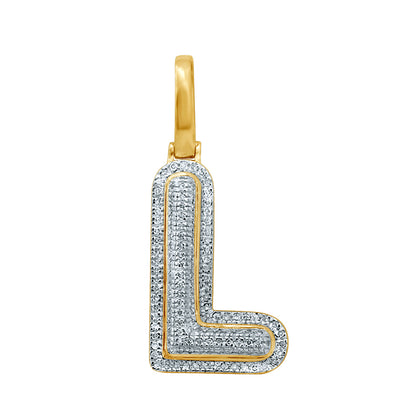 10K 0.20-0.31 CT D-BUBBLE LETTER " L "