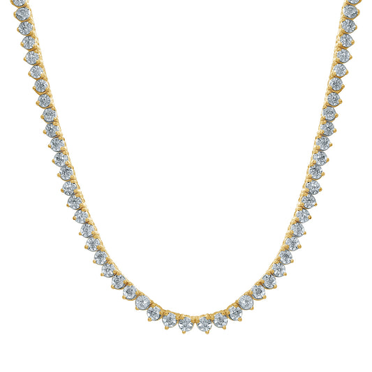 10KT 1.46-1.71CT D-NECKLACE "3mm18in."