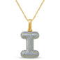 10K 0.27-0.44CT D-BUBBLE LETTER " I  "