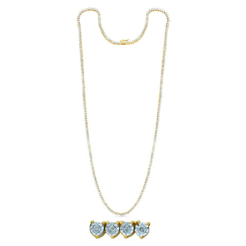 10K 1.68-1.81CT D-NECKLACE