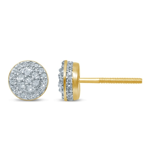 10K 0.25-0.26CT D-EARRING