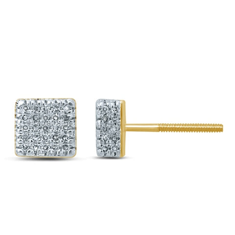 10K 0.32-0.36CT D-EARRINGS