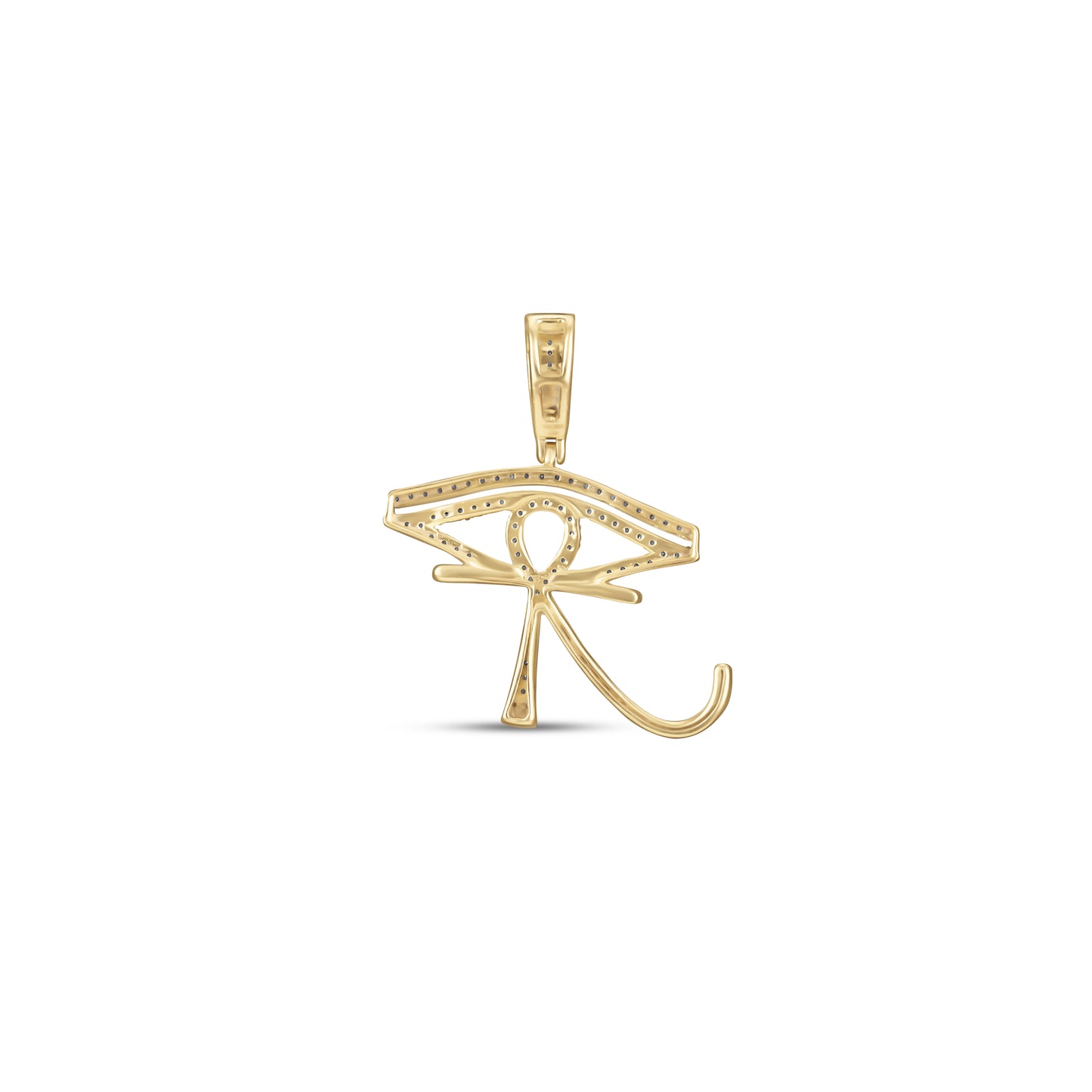 10KT 0.33-0.40CT D-CHARM "ANKH"