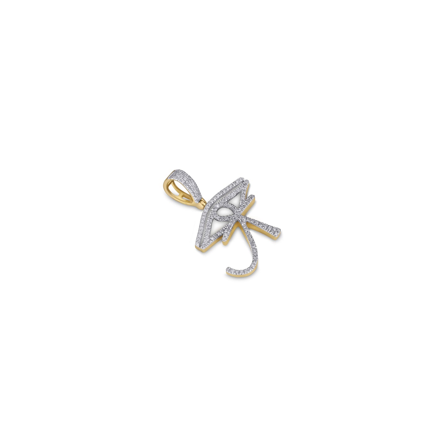 10KT 0.33-0.40CT D-CHARM "ANKH"