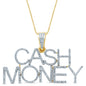 10K 0.48-0.55CT D-ASSORTED CHARM "CASH MONEY"