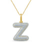 10K 0.42-0.51CT D-BUBBLE LETTER " Z  "