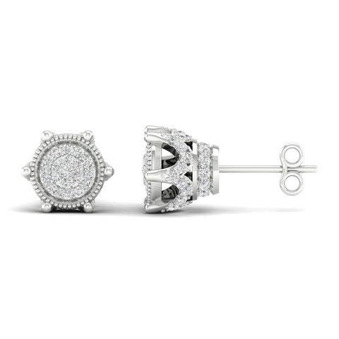 10K 0.25CT D-EARRING