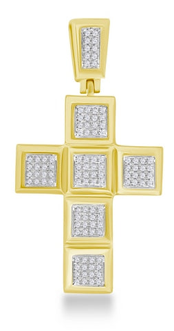 10K 0.19-0.22CT D-CROSS