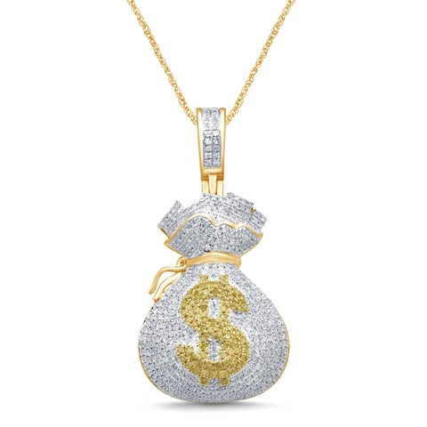 SPL PRICE :10KT 1.13-1.16CT D-CHARM 'MONEY BAG"