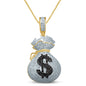 10K 1.15-1.31CT D-MONEY BAGS