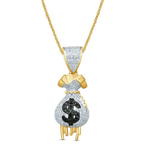 10K 0.39-0.44CT D-MONEY BAGS DRIP