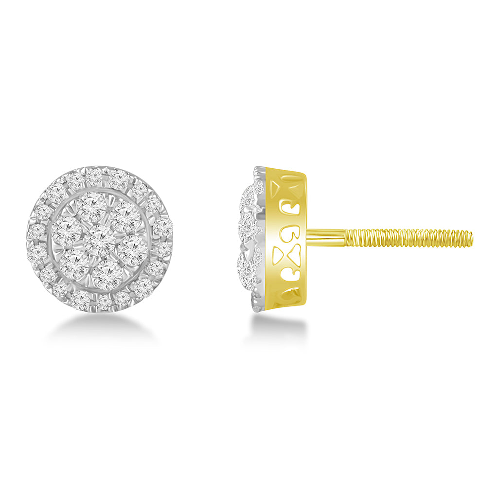 10K 0.36-0.39CT D-EARRINGS