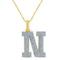 10KT 0.52-0.58CT D-MICROPAVE INITIAL "N"