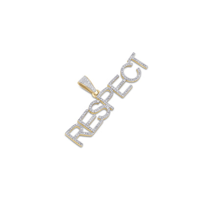 10K 0.38- 0.41CT D- "RESPECT" CHARM