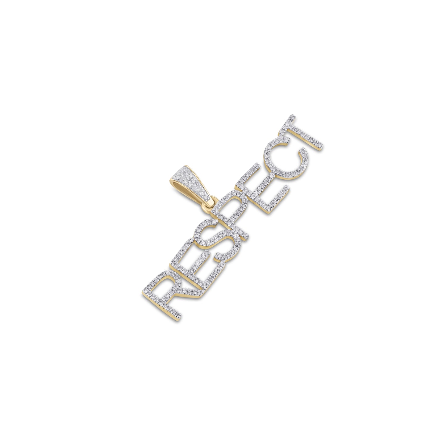 SPL PRICE: 10K 0.38- 0.41CT D- "RESPECT" CHARM