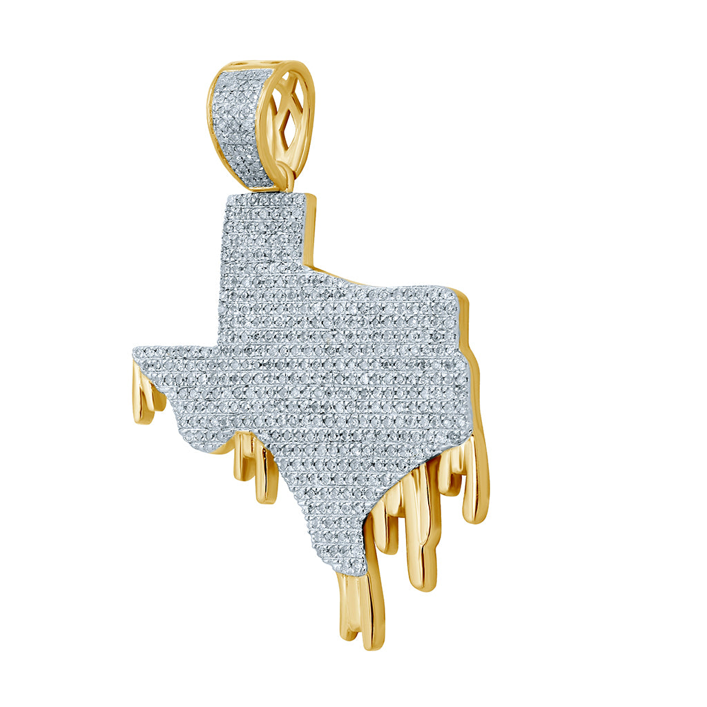 10K 0.89- 0.94CT D-ASSORTED CHARM "TEXAS"