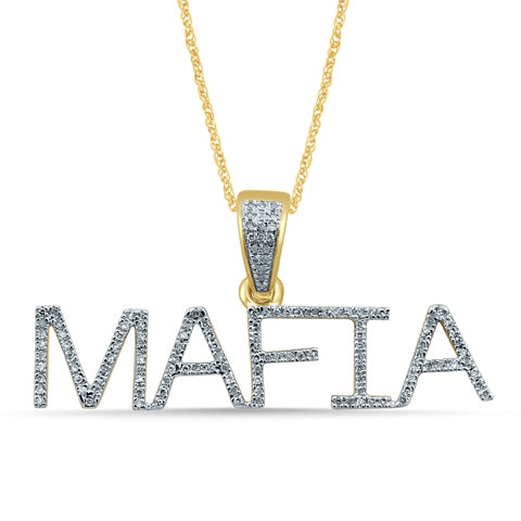 10K 0.27-0.30CT D- " MAFIA "