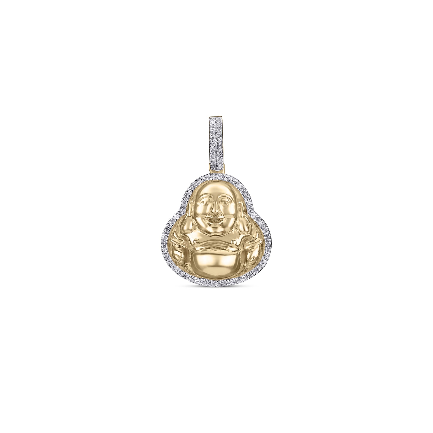 10KT 0.16-0.18CT D-CHARM "BUDDHA"