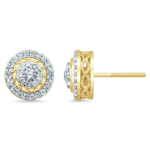 10K 0.46- 0.52CT D-EARRINGS