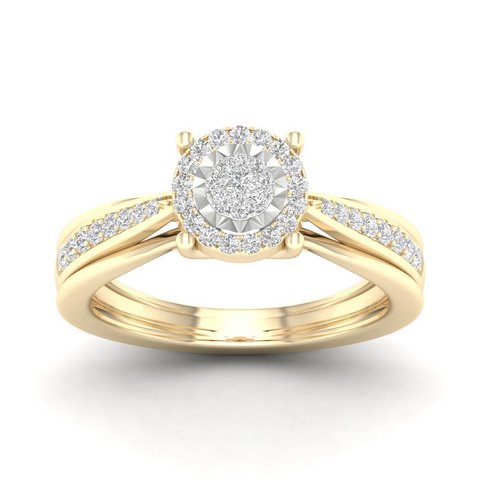 10K 0.25CT D-LADIES RINGS