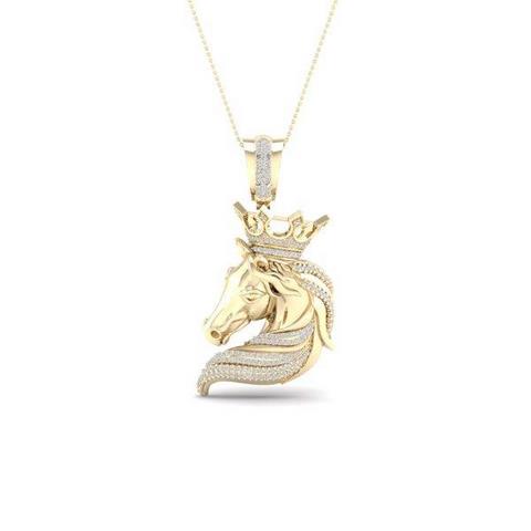 SPL PRICE: 10K 0.50CT D-HORSE CHARM