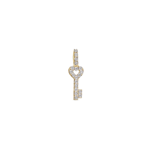 10K 0.10-0.11CT D-KEY CHARM