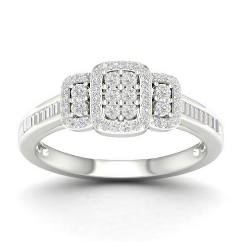 10K 0.25CT D-LADIES RINGS