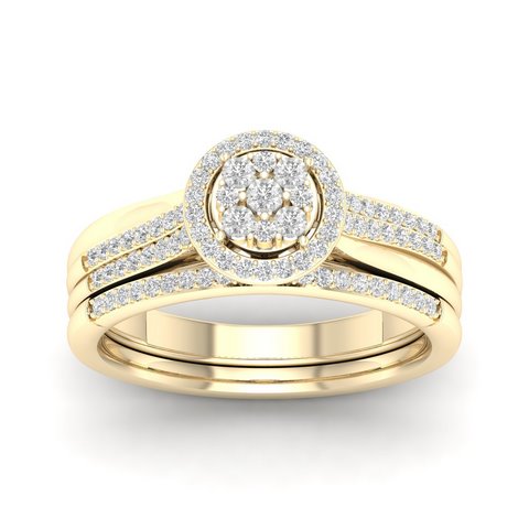 10K 0.25CT D-LADIES RINGS