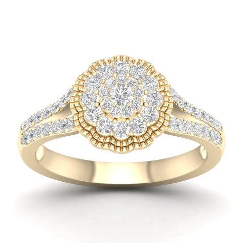 10K 0.50CT D-LADIES RINGS