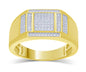 10K 0.30-0.32CT D-MENS MICROPAVE RING