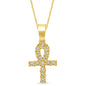 10KT 0.10- 0.12 CT D-CHARM "ANKH"