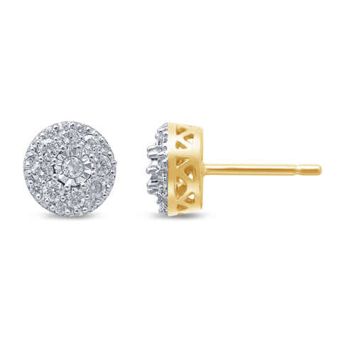 10K 0.47- 0.52CT D-DARK EARRING