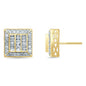 10K 1.02- 1.12CT D-EARRING BAG/RDS