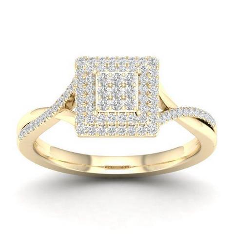 10K 0.25CT D-LADIES RINGS