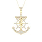 10K 0.33CT D-ANCHOR CHARM